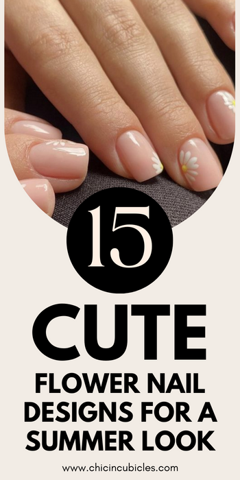 15 Cute Flower Nail Designs For a Summer Look