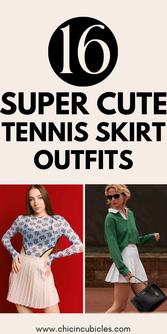 16 Super Cute Tennis Skirt Outfits Impress On And Off The Court