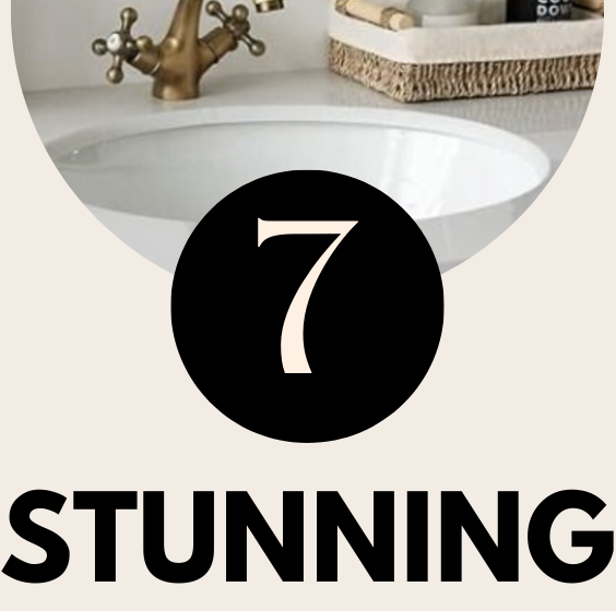7 Stunning Guest Bathroom Counter Decor Ideas