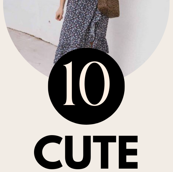 10 Cute Outfit Ideas With Floral Skirts
