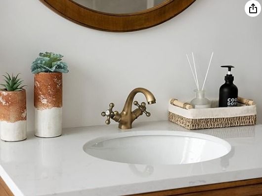7 Stunning Guest Bathroom Counter Decor Ideas - Chic In Cubicles