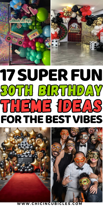 17 Super Fun 30th Birthday Themes That Will Get the Party Going