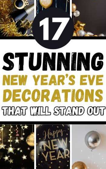 17 Really Stunning New Year’s Eve Decorations That Will Stand Out