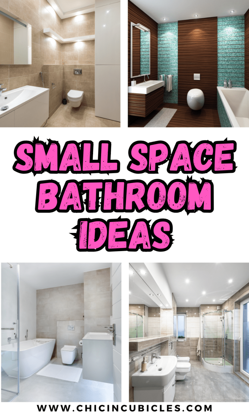 17+ Brilliant Small Space Bathroom Ideas - Chic In Cubicles