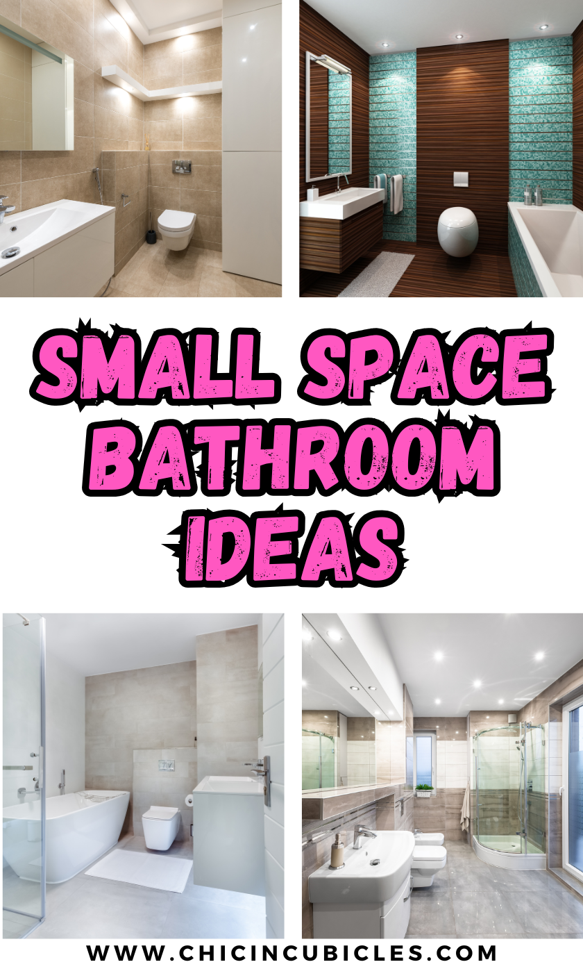 View of 17+ Brilliant Small Space Bathroom Ideas - Chic In Cubicles