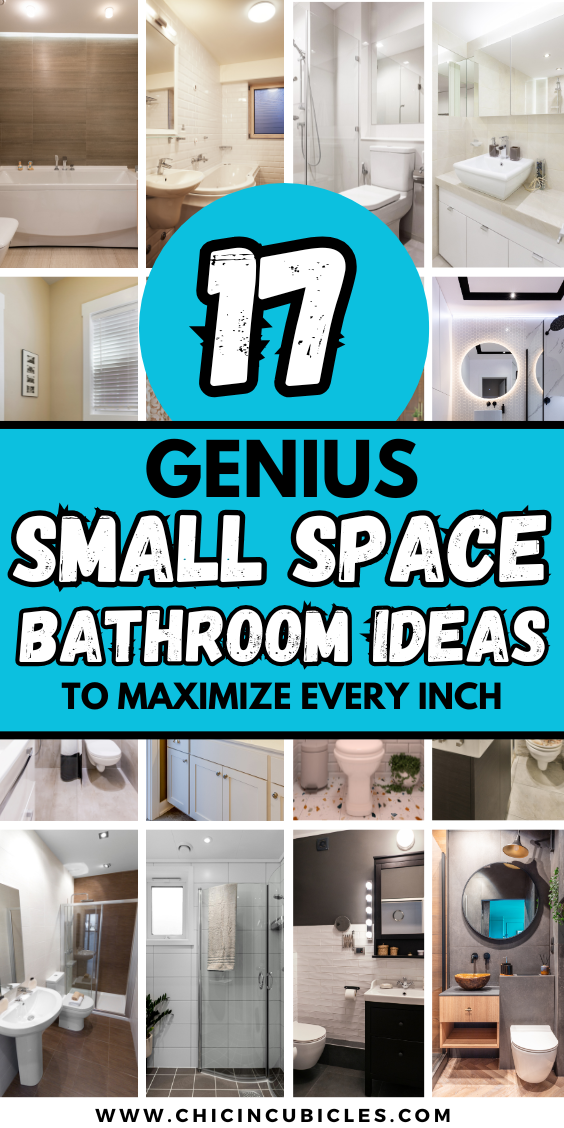 17+ Genius Small Space Bathroom Ideas to Maximize Every Inch - Chic In ...