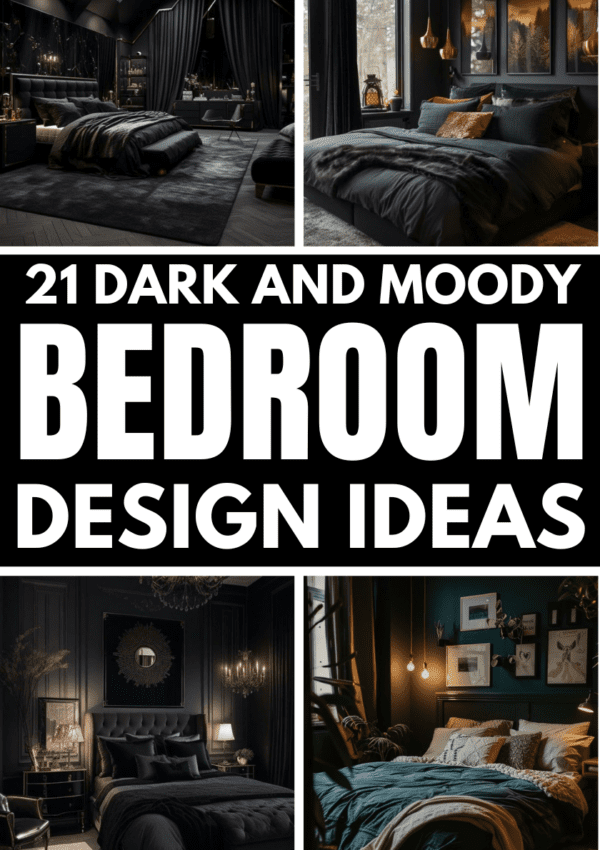 21+ Dark and Moody Bedroom Design Ideas for a Cozy Space