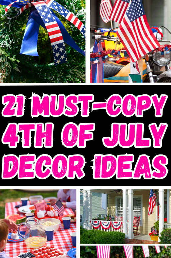 21+ Must-Copy 4th of July Decor Ideas