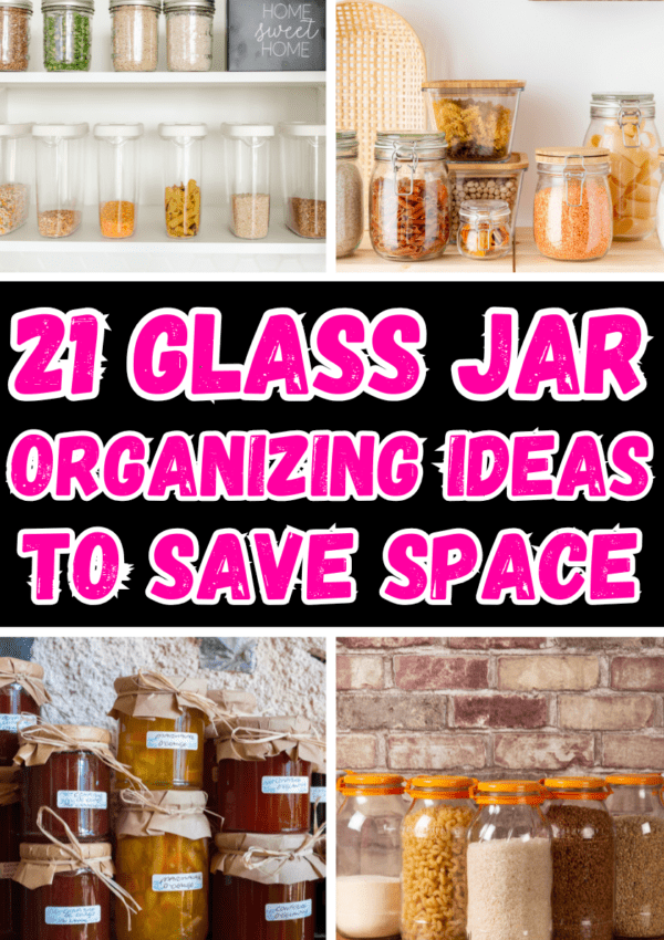Glass Jar Organizing Ideas