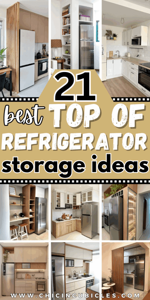 Top of Refrigerator Storage Ideas