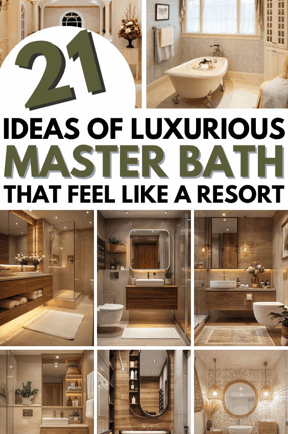 21+ Luxurious Master Bath Ideas That Feel Like A Resort