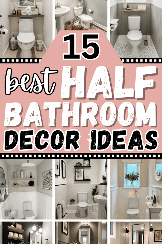 15+ Best Half Bathroom Decor Ideas To Copy