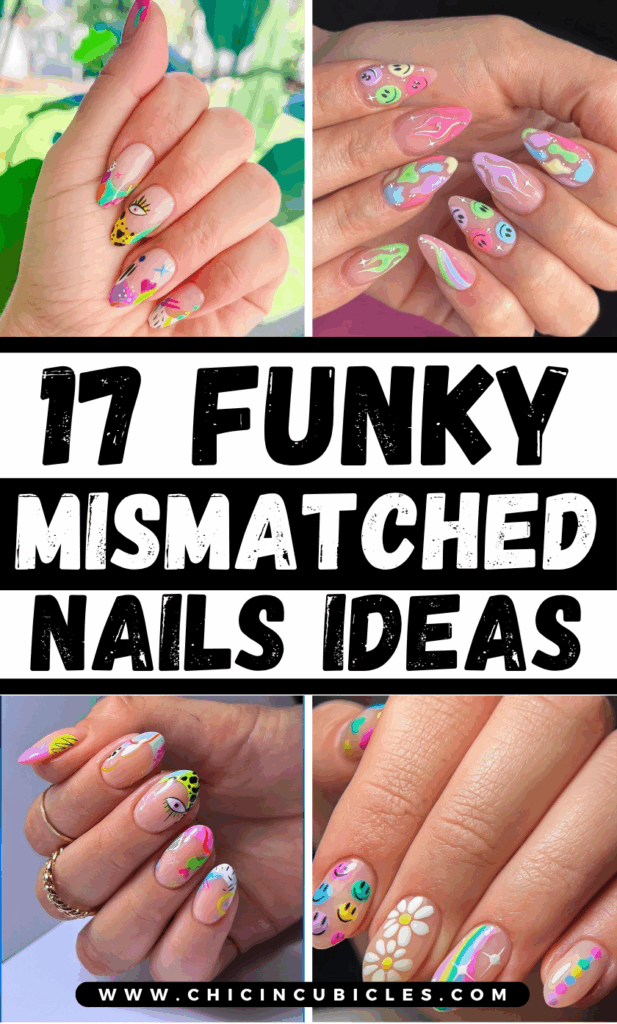 Mismatched Nails Ideas