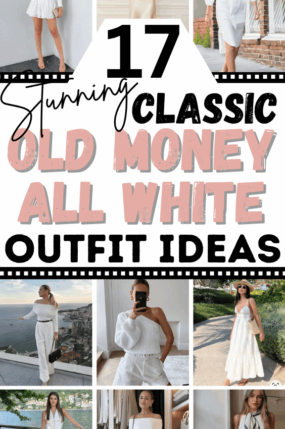 Old Money All White Outfits