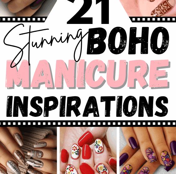 21+ Stunning Boho Inspired Manicure Inspiration