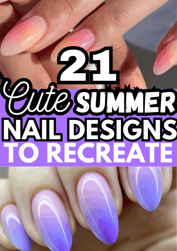 21+ Summer Coastal Chic Summer Nail Designs